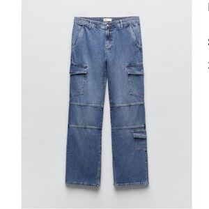 Zara Cargo Jeans
